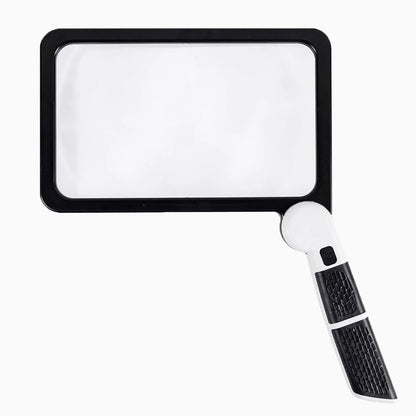 Foldable LED Magnifying Glass with 5x Magnification and Dimmable Lighting