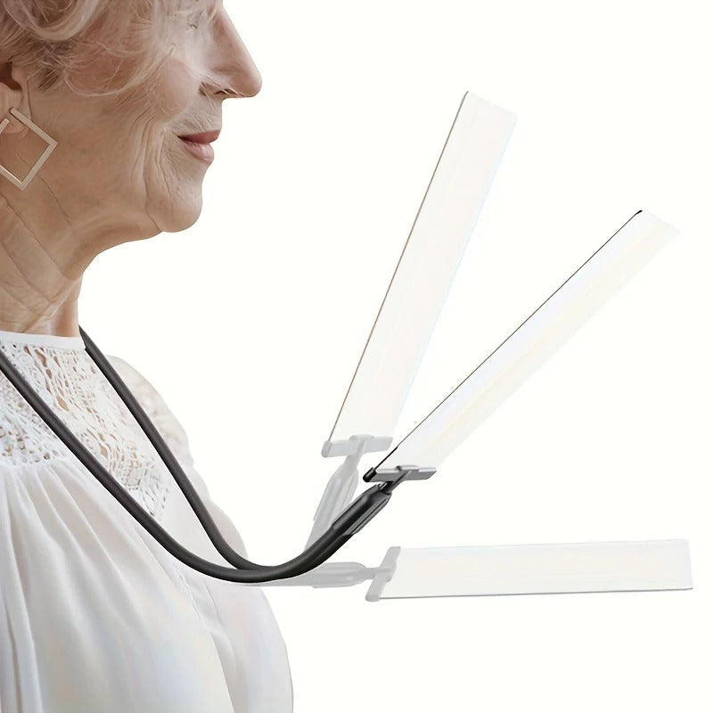 Hands-Free Magnifying Glass with Flexible Adjustable Neck for Reading and Crafts