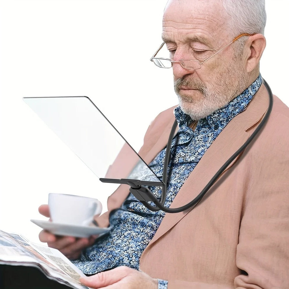 Hands-Free Magnifying Glass with Flexible Adjustable Neck for Reading and Crafts