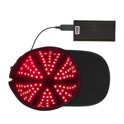 Red & Infrared Light Therapy Cap for Hair Growth - Adjustable Scalp Treatment for Thinning Hair