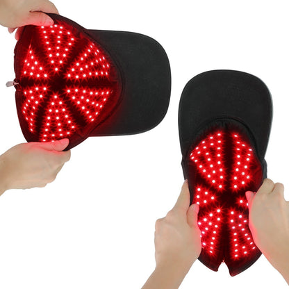 Red & Infrared Light Therapy Cap for Hair Growth - Adjustable Scalp Treatment for Thinning Hair