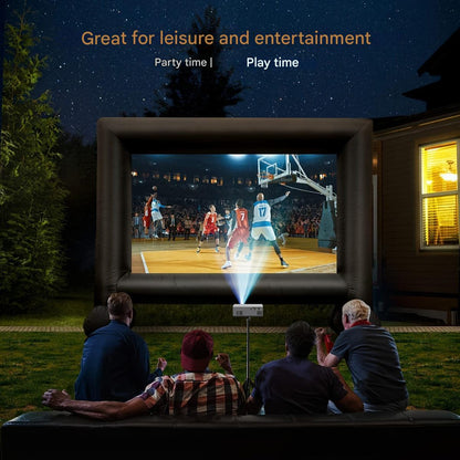 Mini HD Projector, 3000 Lumen - Portable Home & Outdoor Cinema with USB & HDMI Input