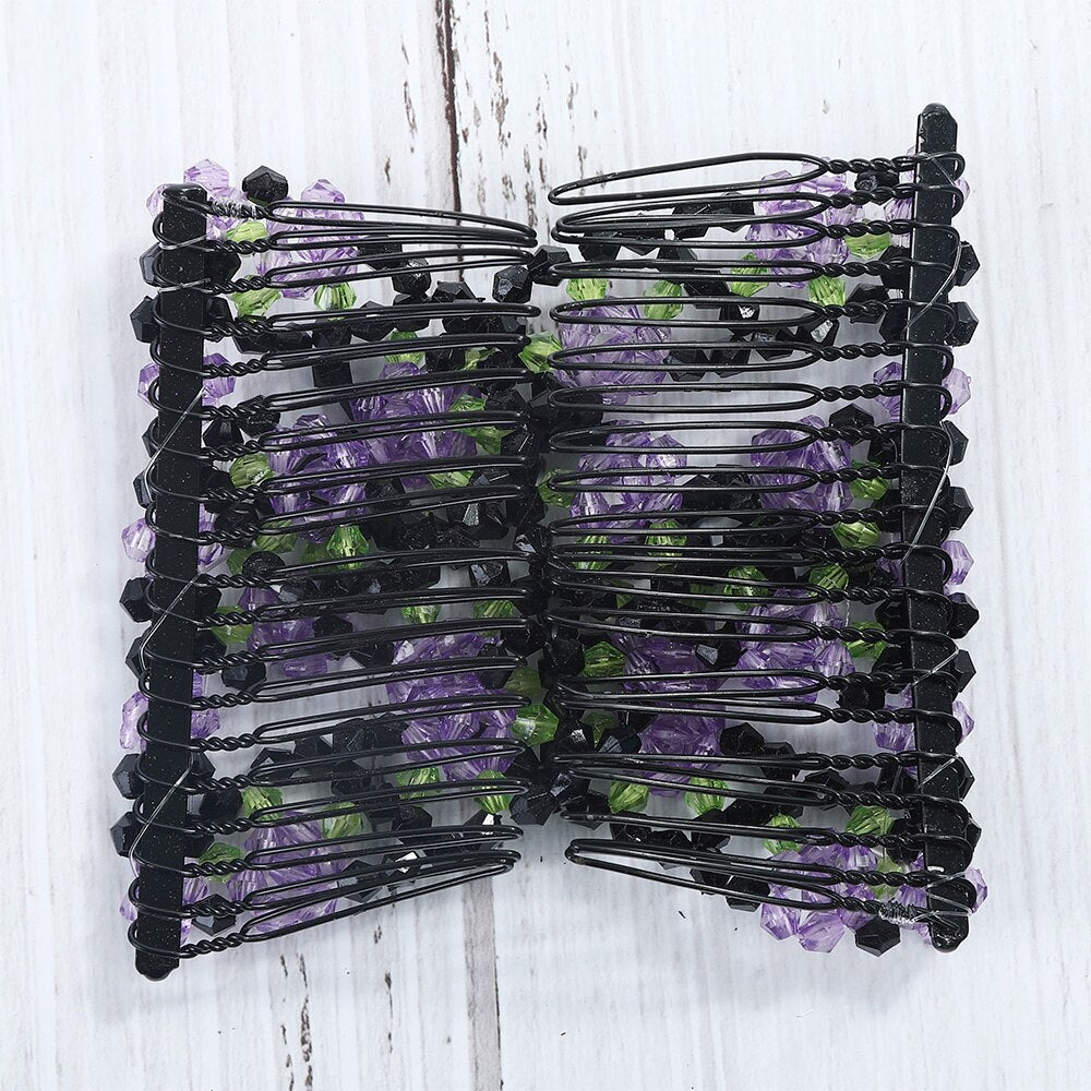 Magic Stretch Hair Comb Clip for Secure, Tension-Free Hairstyling All Day Long Wear
