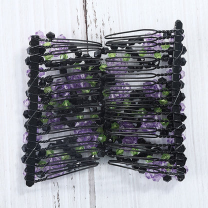 Magic Stretch Hair Comb Clip for Secure, Tension-Free Hairstyling All Day Long Wear