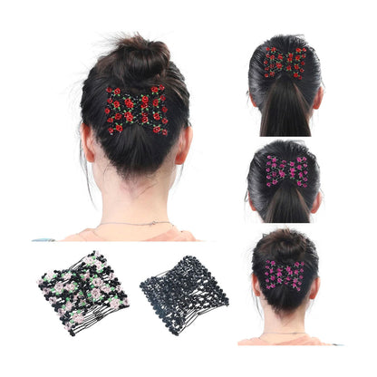 Magic Stretch Hair Comb Clip for Secure, Tension-Free Hairstyling All Day Long Wear