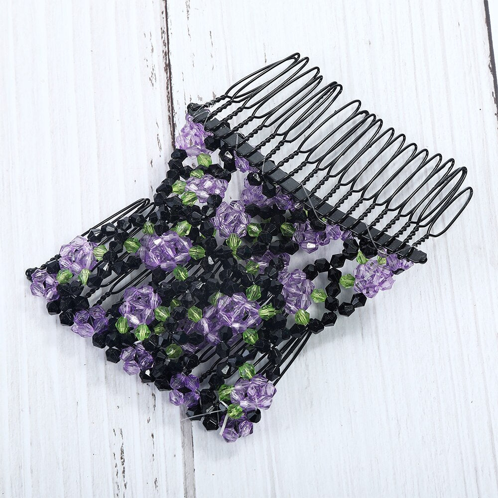 Magic Stretch Hair Comb Clip for Secure, Tension-Free Hairstyling All Day Long Wear