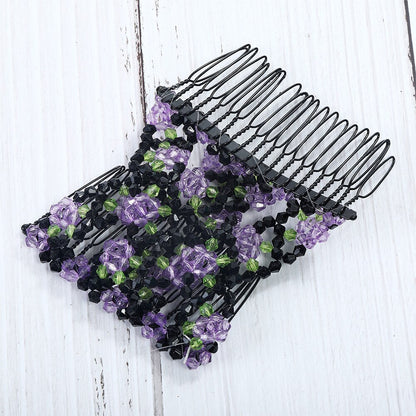 Magic Stretch Hair Comb Clip for Secure, Tension-Free Hairstyling All Day Long Wear