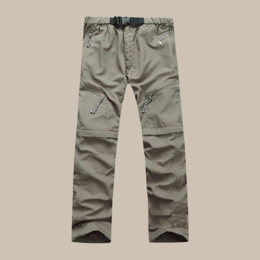 Men's Convertible Zip-Off Hiking Pants with Cargo Pockets - Adventure Trousers
