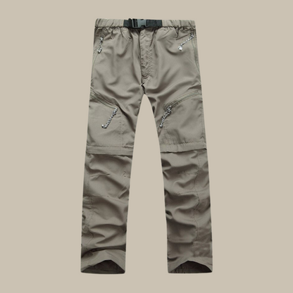 Men's Convertible Zip-Off Hiking Pants with Cargo Pockets - Adventure Trousers