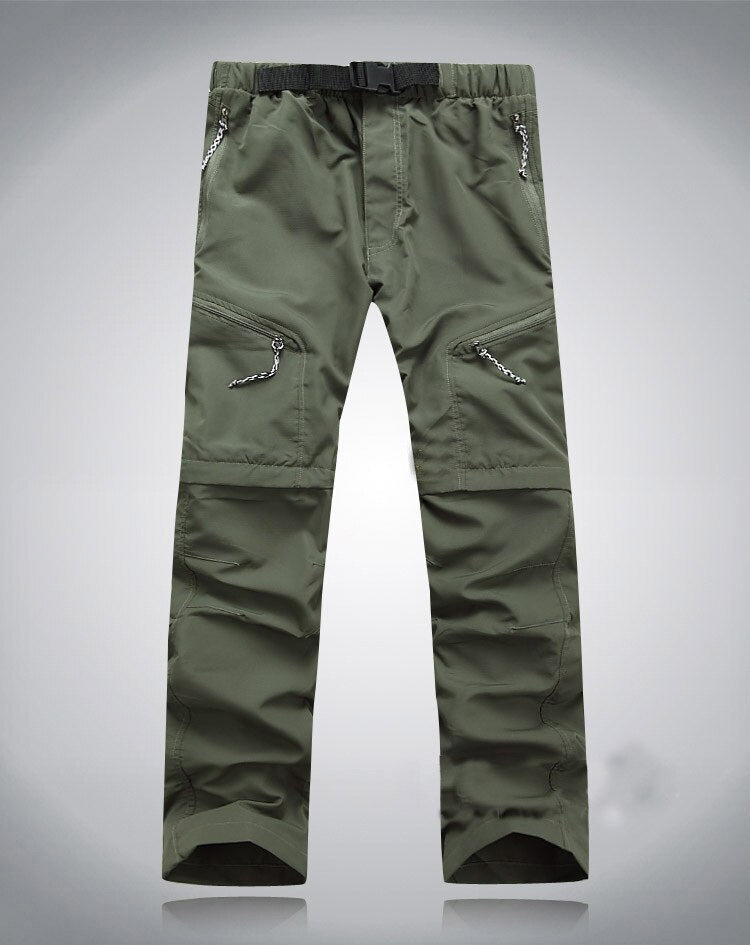 Men's Convertible Zip-Off Hiking Pants with Cargo Pockets - Adventure Trousers