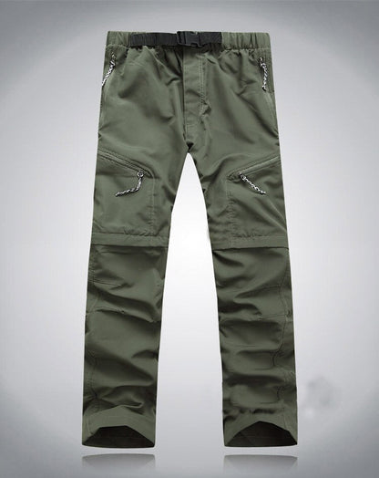 Men's Convertible Zip-Off Hiking Pants with Cargo Pockets - Adventure Trousers