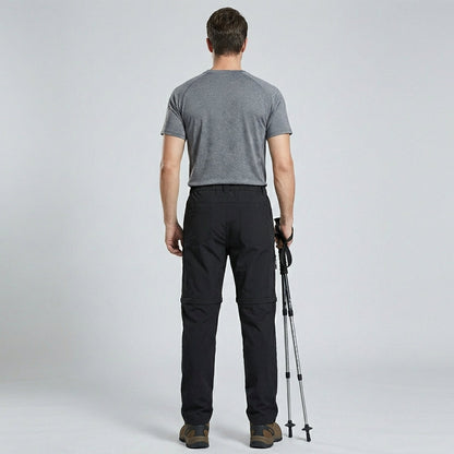 Men's Convertible Zip-Off Hiking Pants with Cargo Pockets - Adventure Trousers