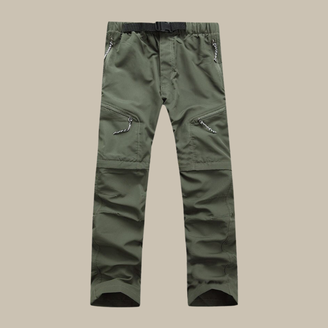 Men's Convertible Zip-Off Hiking Pants with Cargo Pockets - Adventure Trousers