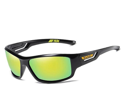 Military-Style Sunglasses - UV400 Glare-Reducing Fishing & Outdoor Glasses