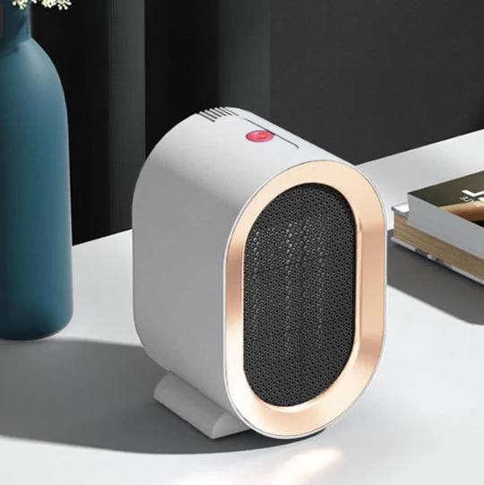 Portable Ceramic Electric Radiator with Tip-Over Protection for Rooms up to 20 sqm