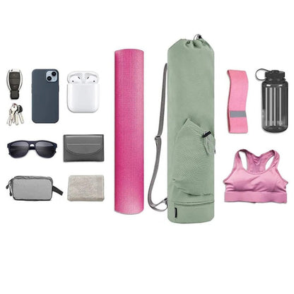 Multi-Purpose Yoga Mat Bag with Waterproof Pocket and Adjustable Shoulder Straps