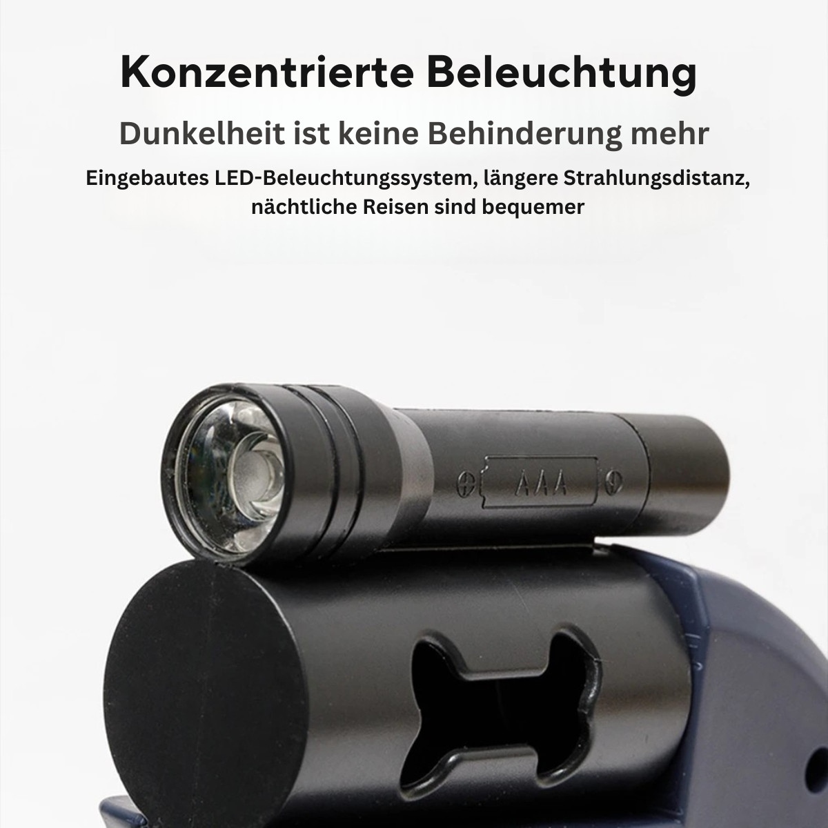 Retractable Double Dog Leash with Bright LED Light and Tangle-Free 360-Degree Rotation
