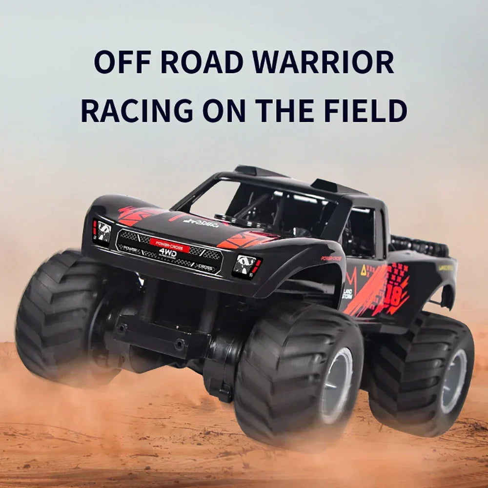 Offroad 4WD Amphibious RC Car with 360-Degree Stunt Rotation and Waterproof Build