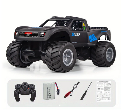 Offroad 4WD Amphibious RC Car with 360-Degree Stunt Rotation and Waterproof Build