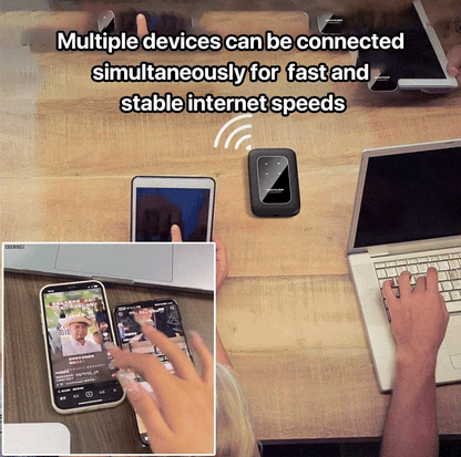 Portable 5G WiFi Router - High-Speed Mobile Wireless Hotspot, Unlocked, Long Battery Life