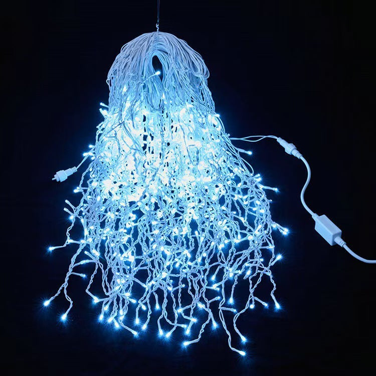 LED Icicle Curtain Lights - 50m Waterproof Waterfall String, IP44, 36V Low Voltage