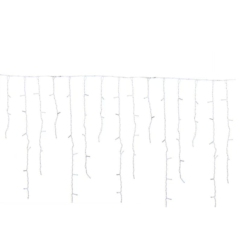 LED Icicle Curtain Lights - 50m Waterproof Waterfall String, IP44, 36V Low Voltage