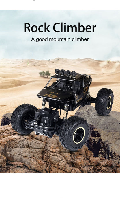 4x4 Rock Crawler Monster Truck RC Car with Shockproof Suspension and 2.4GHz Control