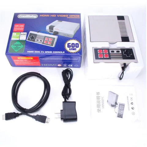 Retro Gaming Console with 620 Pre-Installed Classic Games, HDMI/AV Plug and Play Setup
