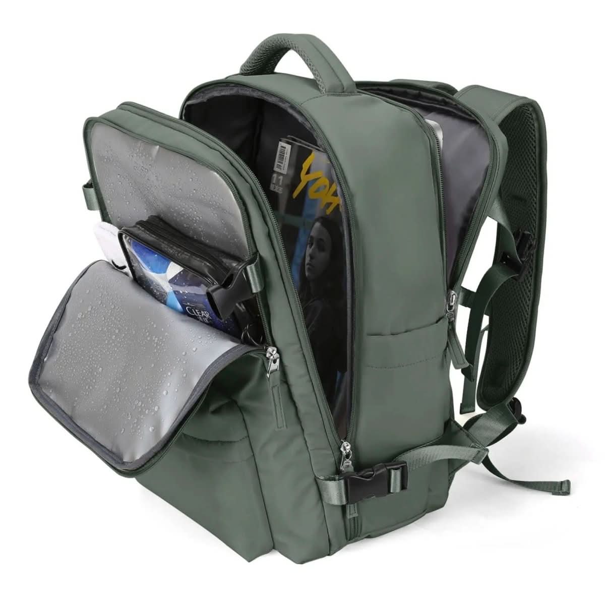 TrailSafe Pro Adventure Backpack with Lockable Zippers and Hidden Security Pockets