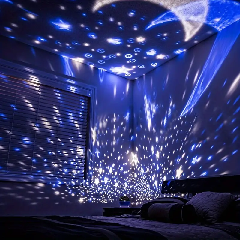 Star Projector Night Light - Soothing Sky Projection with Music Function