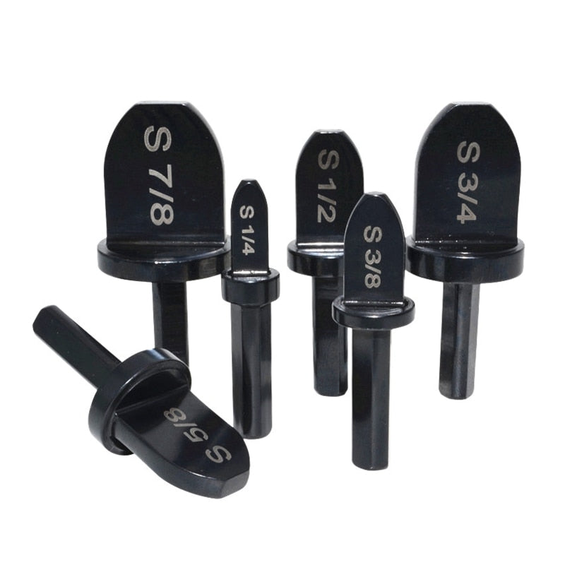 Copper Pipe Swaging Tool Set for Drill-Powered Flaring of Copper and Aluminum Tubing