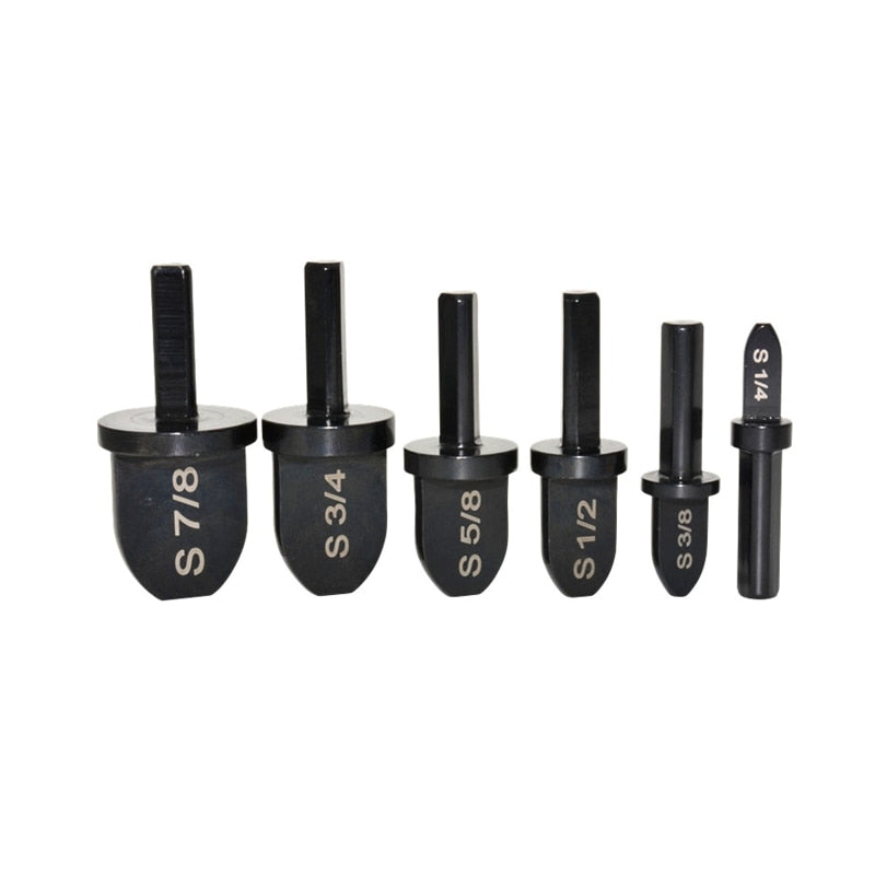 Copper Pipe Swaging Tool Set for Drill-Powered Flaring of Copper and Aluminum Tubing