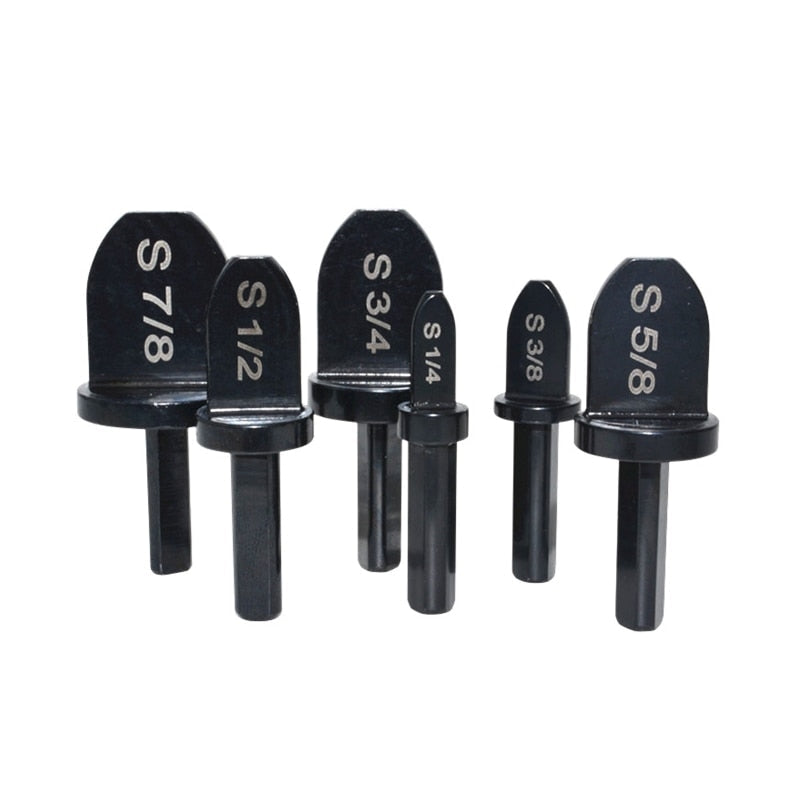 Copper Pipe Swaging Tool Set for Drill-Powered Flaring of Copper and Aluminum Tubing