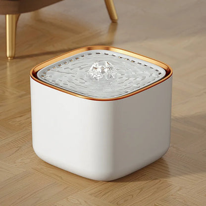 Ultra-Quiet 3L Pet Water Fountain with Filtered Flow and USB-Powered Pump System