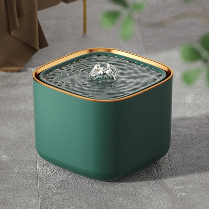 Ultra-Quiet 3L Pet Water Fountain with Filtered Flow and USB-Powered Pump System