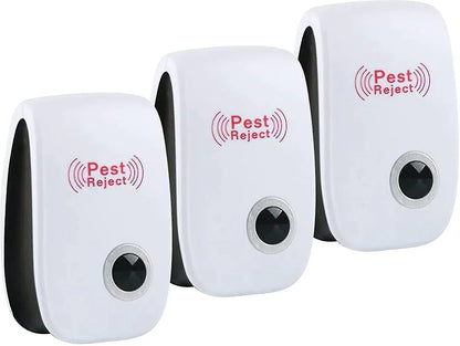 Ultrasonic Electromagnetic Pest Repeller - Chemical-Free Indoor & Outdoor Control