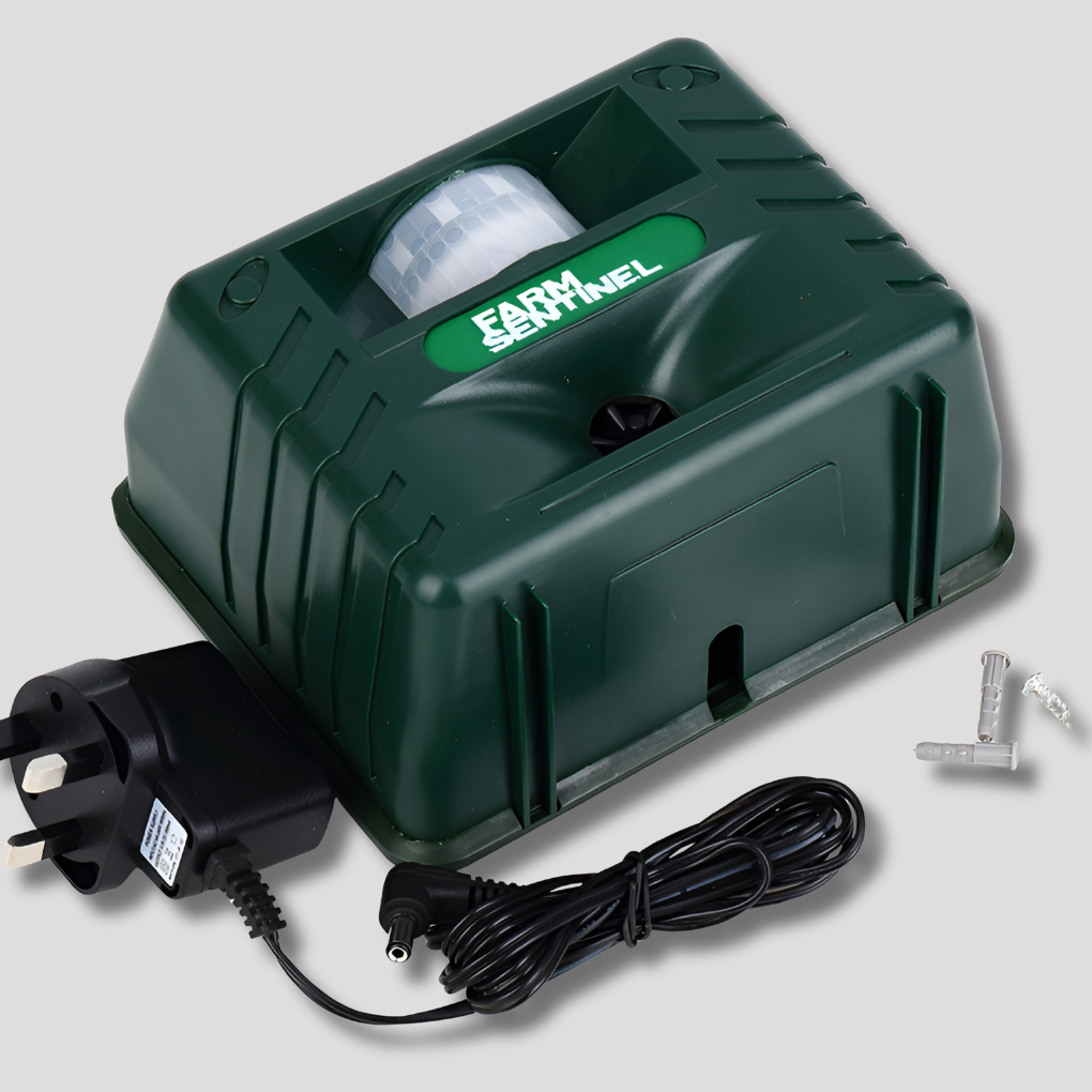 Ultrasonic Bird & Woodpecker Repeller - Humane Chemical-Free Deterrent