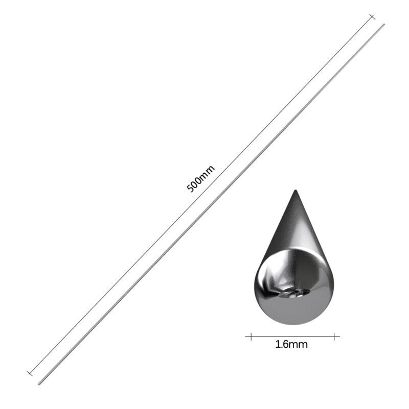 Aluminum Welding Rods for Low-Temperature Metal Repair Projects, 50 Pieces Included
