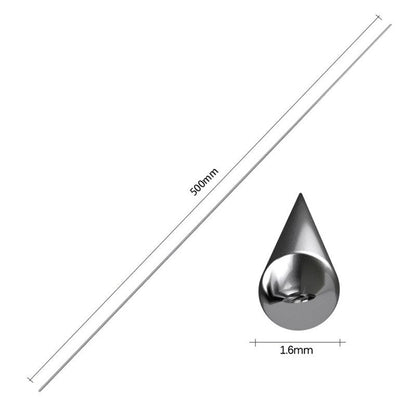 Aluminum Welding Rods for Low-Temperature Metal Repair Projects, 50 Pieces Included