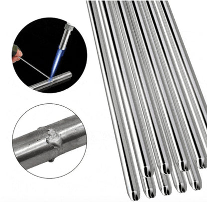 Aluminum Welding Rods for Low-Temperature Metal Repair Projects, 50 Pieces Included