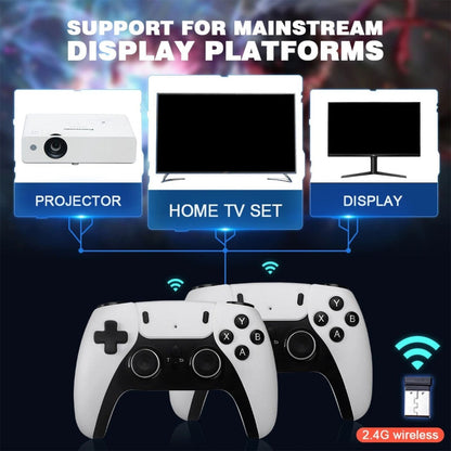 Wireless Retro Game Console with 40,000+ Games, 4K HDMI and Dual Wireless Controllers
