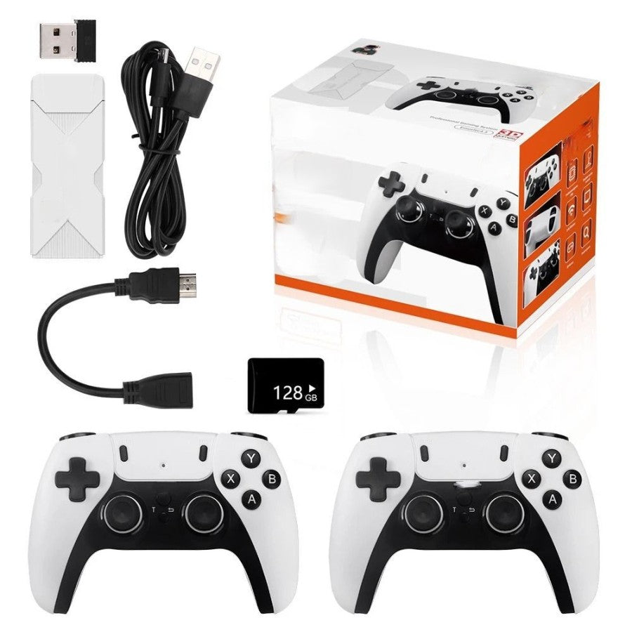 Wireless Retro Game Console with 40,000+ Games, 4K HDMI and Dual Wireless Controllers