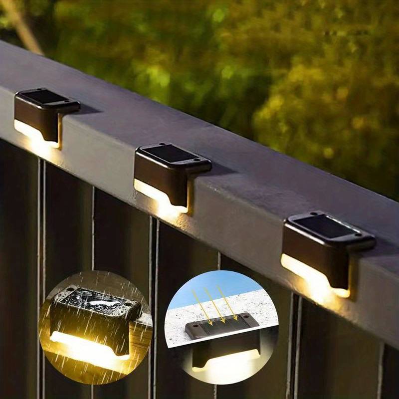 Solar Powered LED Wall Lights - Wireless, Weatherproof Outdoor Garden & Patio Lighting
