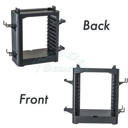 Nintendo Switch Storage Stand with Game Slots and Controller Hooks Organizer Tower