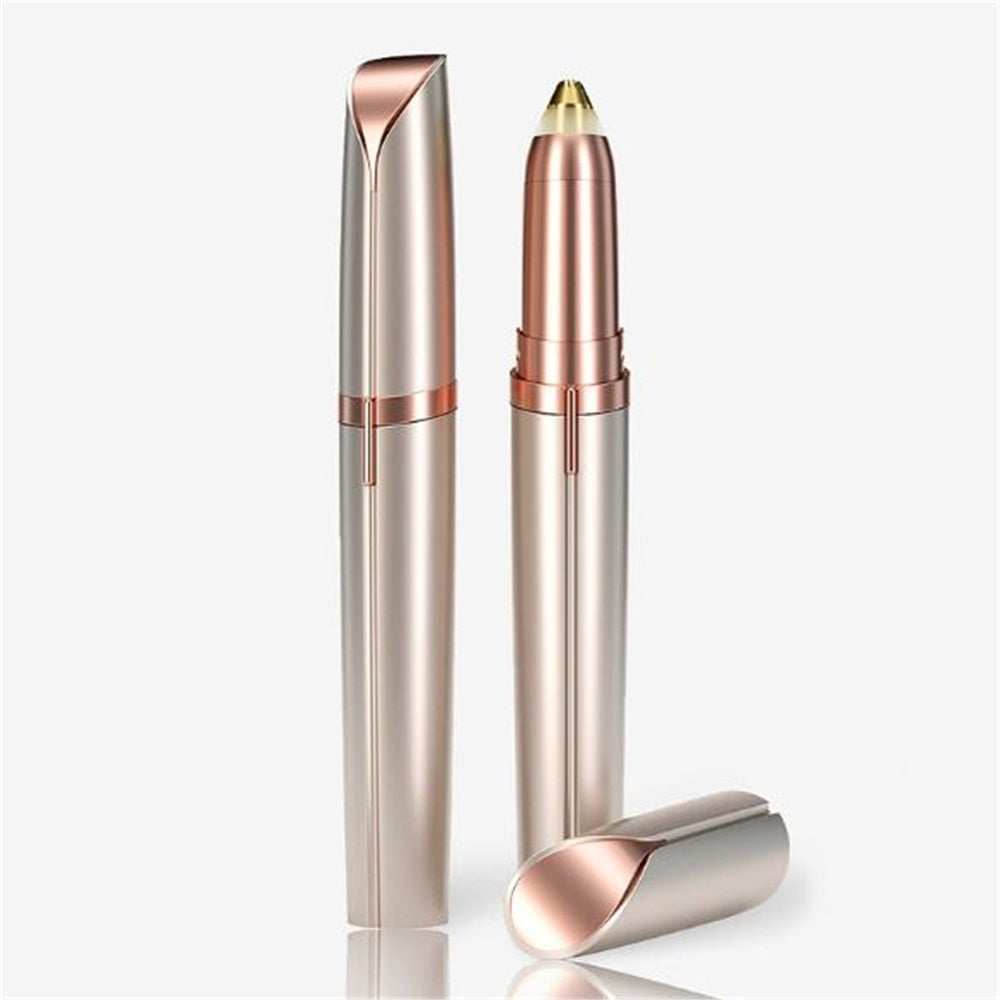 Painless Eyebrow Epilator PRO with Gold-Plated Head for Face, Chin and Neck Hair