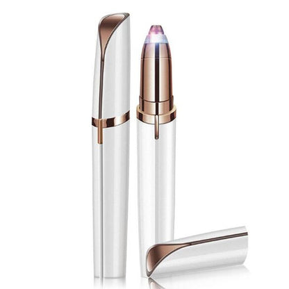 Painless Eyebrow Epilator PRO with Gold-Plated Head for Face, Chin and Neck Hair
