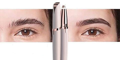 Painless Eyebrow Epilator PRO with Gold-Plated Head for Face, Chin and Neck Hair