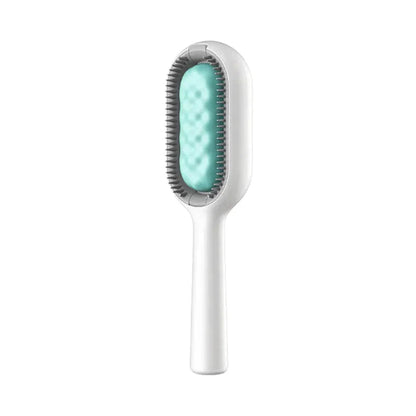 Gentle Pet Deshedding and Grooming Brush for Cats and Dogs with Short or Long Coats