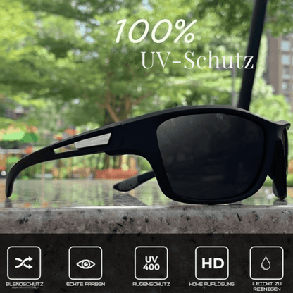 Polarized Sports Sunglasses - UV400 Protection, Lightweight Sturdy Frame Design