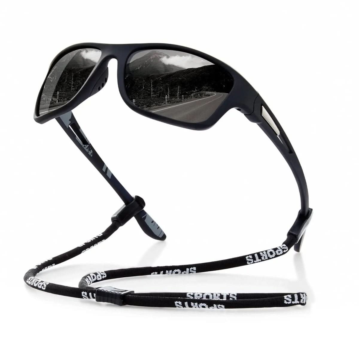 Polarized Sports Sunglasses - UV400 Protection, Lightweight Sturdy Frame Design